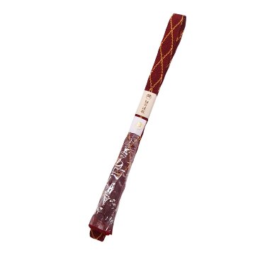 渡敬 帯締め 高台唐組菱タコ房 濃紅に金糸 ＜即日発送可＞の画像