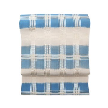 柳崇 「吉野染め分け九寸」 千成堂別注 九寸名古屋帯 藍濃淡＜お仕立て代込＞の画像