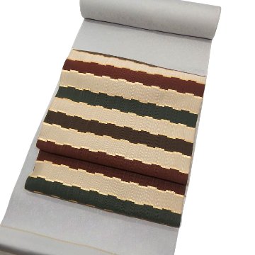 ＜お仕立て代込＞京都丹後の機屋×千成堂着物店 「葡萄唐草 伊予生糸 一尺三分着尺」 白鼠（色無地）の画像