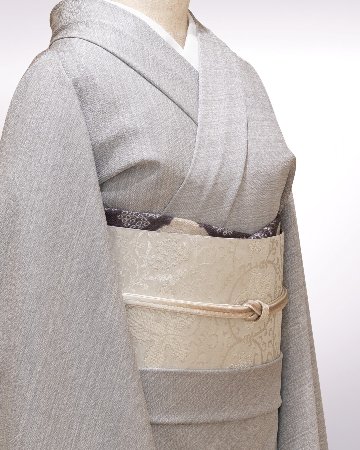衿秀 帯揚げ 絞りの梅 疋田絞り 紫鳶 ＜即日発送可＞の画像