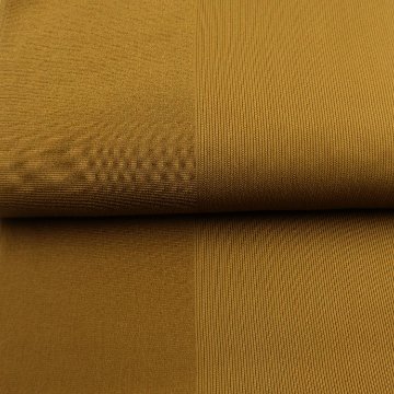 渡敬 帯揚げ 無地房付 黄唐茶＜即日発送可＞の画像