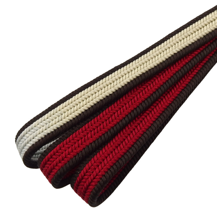 中村航太（中村正） 「四段綾竹組」 手組 蘇芳と白鼠と灰黄緑 切り房 ＜即日発送可＞の画像