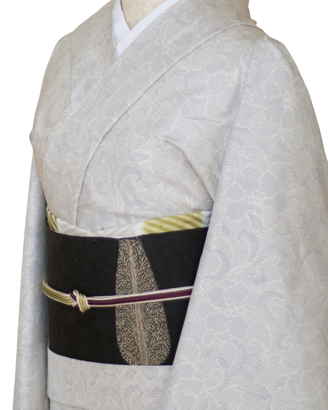 中村航太（中村正） 「四段綾竹組」 手組 京紫から鶯色 切り房 ＜即日発送可＞の画像
