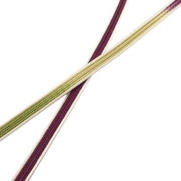 中村航太（中村正） 「四段綾竹組」 手組 京紫から鶯色 切り房 ＜即日発送可＞の画像