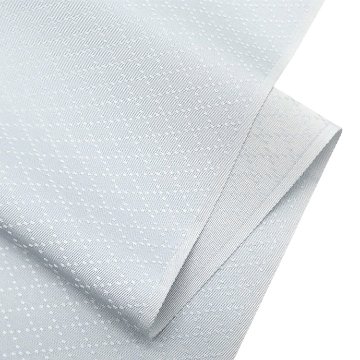 ＜お仕立て代込＞京都丹後の機屋×千成堂着物店 「野蚕白着尺 菱」 藍白色（灰水色系・色無地） の画像