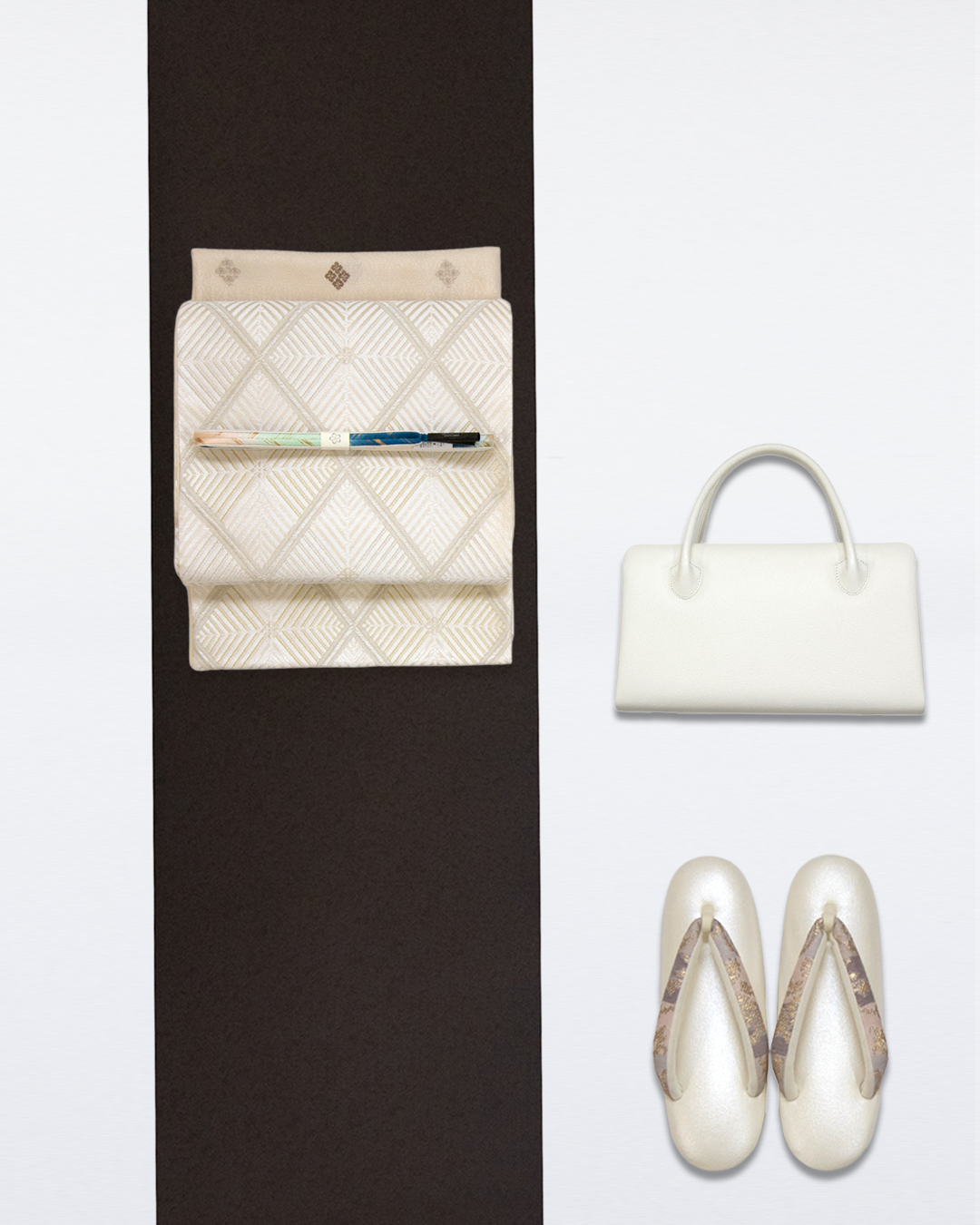 京都丹後の機屋×千成堂着物店 「葡萄唐草 伊予生糸 一尺三分着尺」 鳶茶色（茶がかった紫系・色無地）＜お仕立て代込＞の画像