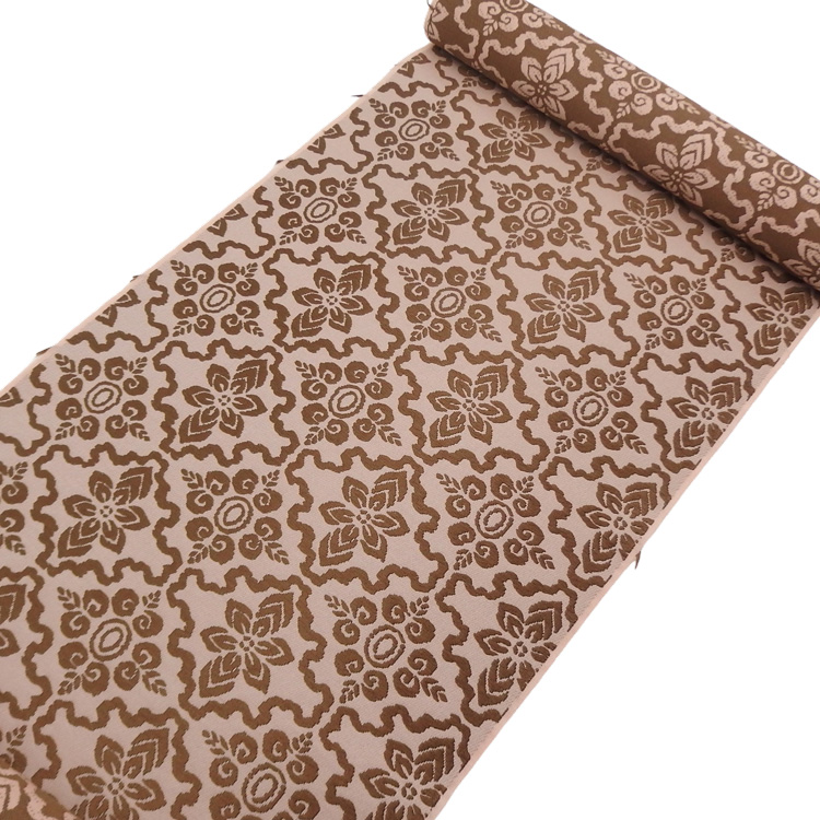 ＜お仕立て代込＞洛風林 「名物高麗錦」 高麗織（こまおり）塩蔵繭糸 九寸名古屋帯 退紅色の画像