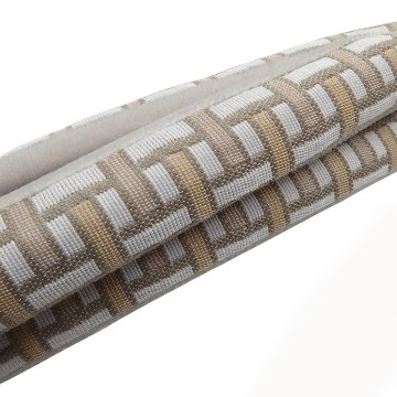 衿秀 鼻緒 幾何学文様 白鼠の画像