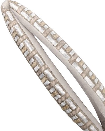 衿秀 鼻緒 幾何学文様 白鼠の画像