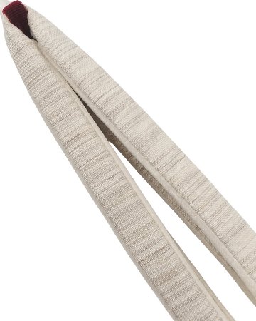 柳川千秋×千成堂着物店 「草木染・手織絣」 鼻緒 白茶に渋臙脂の画像