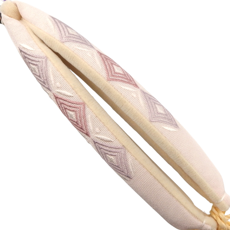 衿秀 鼻緒 刺繍菱文 桜鼠の画像