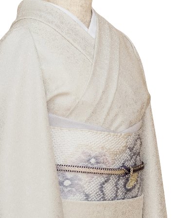 渡敬×青木健太郎商店 帯締め 綾竹耳縞経巻撚房 古代紫と薄桜〜飴色＜即日発送可＞の画像