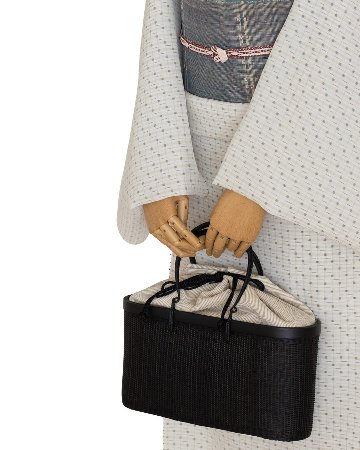 ＜お仕立て代込＞喜如嘉の芭蕉布 芭蕉布織物工房（平良敏子）八寸名古屋帯 藍 夏帯＜自然布＞の画像