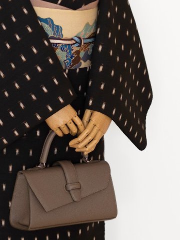 和小物さくら 無地帯揚げ 丹後ちりめん 丁子茶（18）＜即日発送可＞の画像