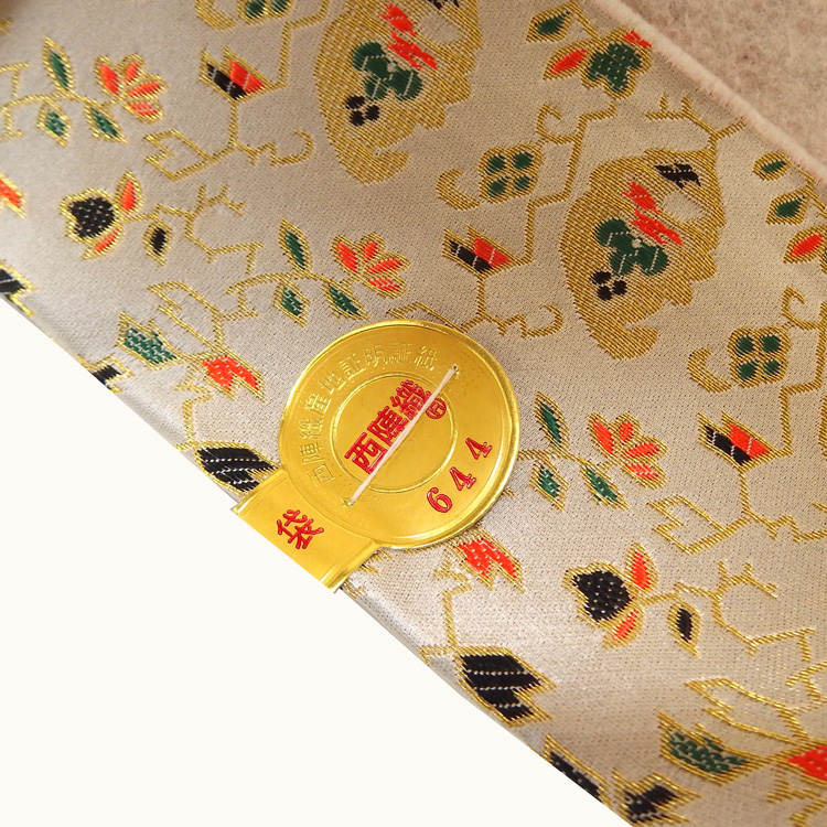 ＜お仕立て代込＞龍村美術織物 「想い出」 袋帯 白銀（光沢のある白地系）の画像