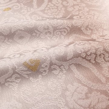 和小物さくら 帯揚げ 防染糸縫取り立涌暈し 鴇浅葱＜即日発送可＞の画像