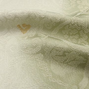 和小物さくら 帯揚げ 防染糸縫取り立涌暈し 柳鼠＜即日発送可＞の画像