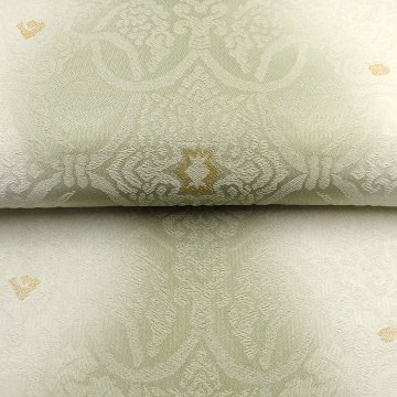 和小物さくら 帯揚げ 防染糸縫取り立涌暈し 柳鼠＜即日発送可＞の画像