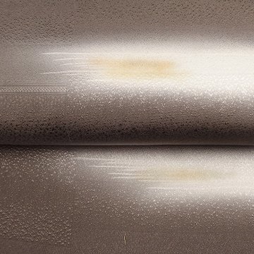 和小物さくら 帯揚げ  あられ地紋に霞ぼかし 江戸鼠に白よごしと金糸＜即日発送可＞の画像