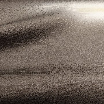 和小物さくら 帯揚げ  あられ地紋に霞ぼかし 江戸鼠に白よごしと金糸＜即日発送可＞の画像