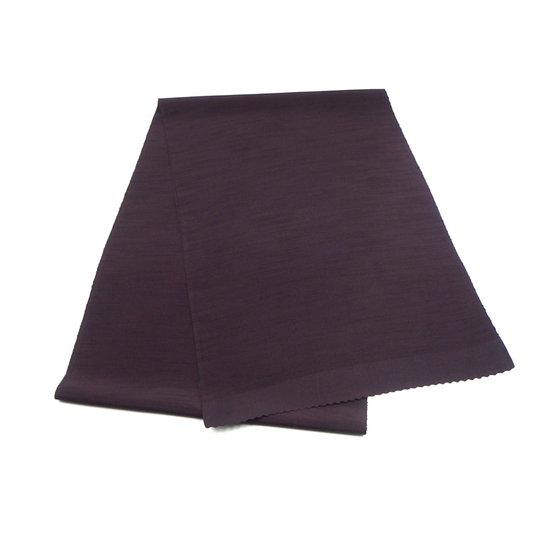 千成堂着物店 一点もの帯揚げ 「黒紅梅 × 紬糸入り」 帯揚げ ＜即日発送可＞ の画像