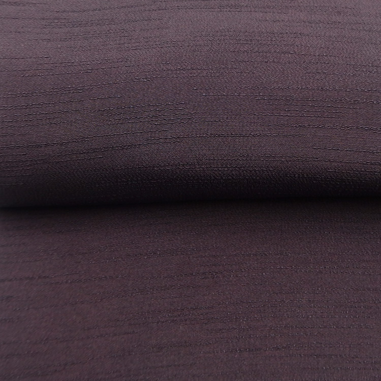 千成堂着物店 一点もの帯揚げ 「黒紅梅 × 紬糸入り」 帯揚げ ＜即日発送可＞ の画像