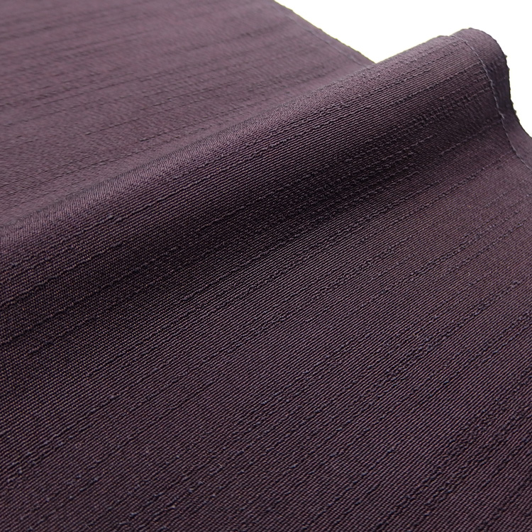 千成堂着物店 一点もの帯揚げ 「黒紅梅 × 紬糸入り」 帯揚げ ＜即日発送可＞ の画像