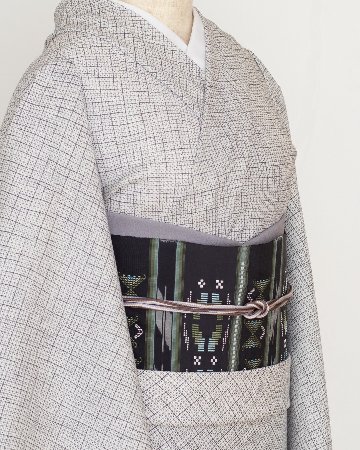 千成堂着物店 一点もの帯揚げ 「桔梗鼠 × 東雲（しののめ）」＜即日発送可＞ の画像