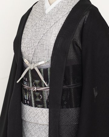 千成堂着物店 一点もの帯揚げ 「桔梗鼠 × 東雲（しののめ）」＜即日発送可＞ の画像