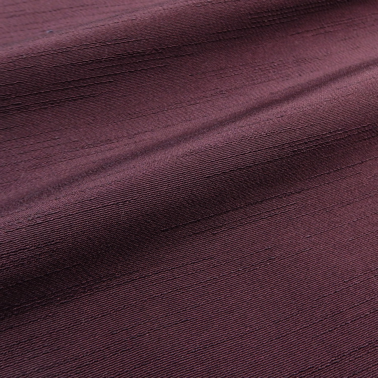 千成堂着物店 一点もの帯揚げ 「紫鳶 × 紬糸入り」 帯揚げ ＜即日発送可＞ の画像