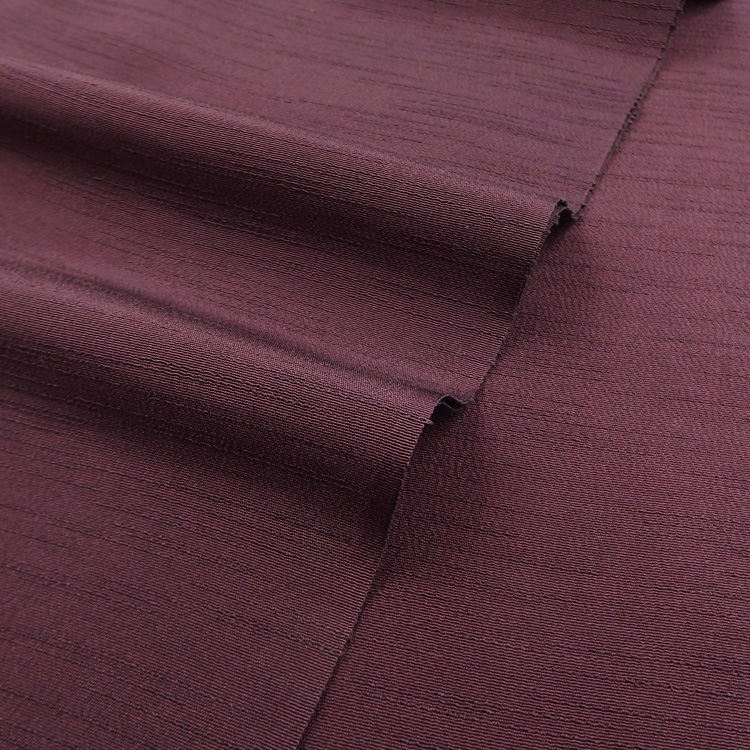 千成堂着物店 一点もの帯揚げ 「紫鳶 × 紬糸入り」 帯揚げ ＜即日発送可＞ の画像