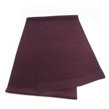 千成堂着物店 一点もの帯揚げ 「紫鳶 × 紬糸入り」 帯揚げ ＜即日発送可＞ の画像