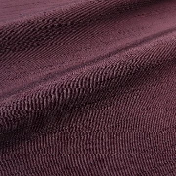 千成堂着物店 一点もの帯揚げ 「紫鳶 × 紬糸入り」 帯揚げ ＜即日発送可＞ の画像