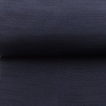 千成堂着物店 一点もの帯揚げ 「鉄紺 × 紬糸入り」 帯揚げ ＜即日発送可＞ の画像