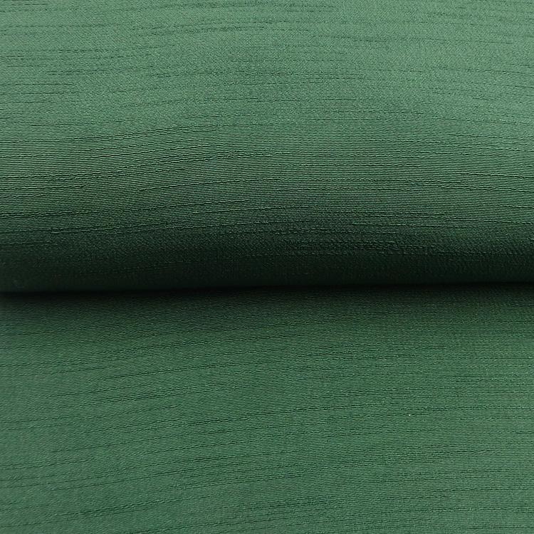 千成堂着物店 一点もの帯揚げ 「深緑 × 紬糸入り」 帯揚げ ＜即日発送可＞ の画像