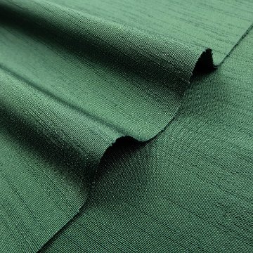 千成堂着物店 一点もの帯揚げ 「深緑 × 紬糸入り」 帯揚げ ＜即日発送可＞ の画像