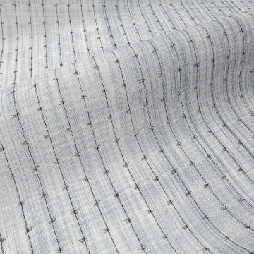 ＜お仕立て代込＞ 本場琉球絣 「野原俊雄（野原織物工房）/ 壁上布 着尺 （広幅）」 薄梅鼠 (薄い青紫みのグレー)の画像
