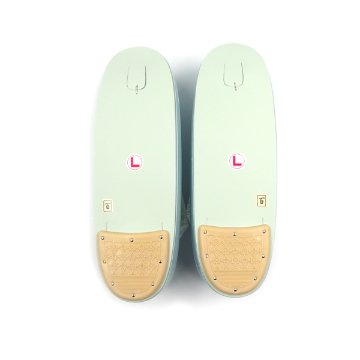 和小物さくら 草履 「エナメル」 千成堂別注 Lサイズ 真綿入 藍白色＜即日発送可＞の画像
