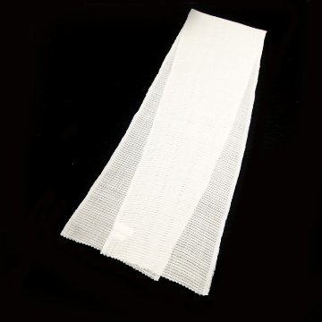 和小物さくら 半衿（半襟) 麻絽 小千谷縮 生成色 ＜即日発送可＞の画像
