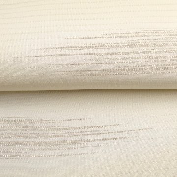 和小物さくら 帯揚げ 縫取銀霞ぼかし 生成色に白よごしと銀糸＜即日発送可＞の画像