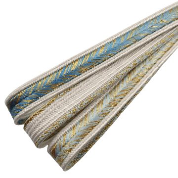 千成堂セレクト  帯締め 高麗大和ぼかし 花浅葱から白藍 切房 ＜即日発送可＞ の画像