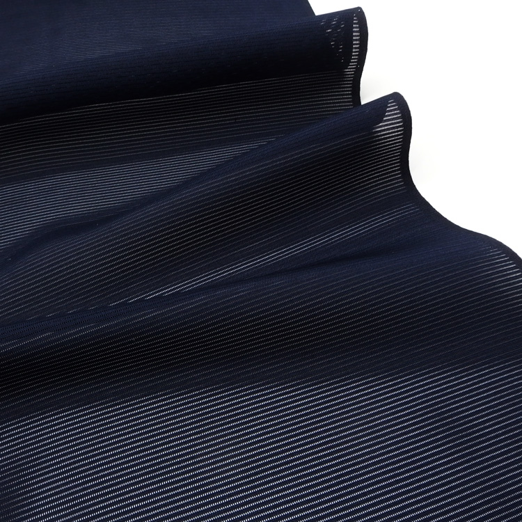 駒絽白着尺（五泉）×千成堂着物店 「三本絽の色無地」 濃紺＜お仕立て代込＞の画像