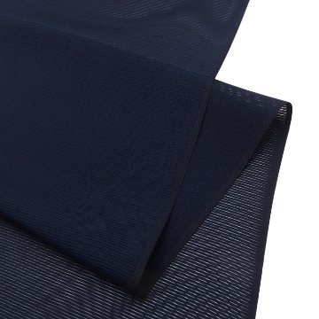 ＜お仕立て代込＞駒絽白着尺（五泉）×千成堂着物店 「三本絽の色無地」 濃紺の画像