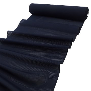 駒絽白着尺（五泉）×千成堂着物店 「三本絽の色無地」 濃紺＜お仕立て代込＞の画像