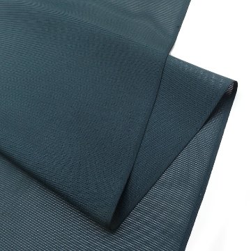 ＜お仕立て代込＞駒絽白着尺（五泉）×千成堂着物店 「三本絽の色無地」 錆鉄御納戸の画像