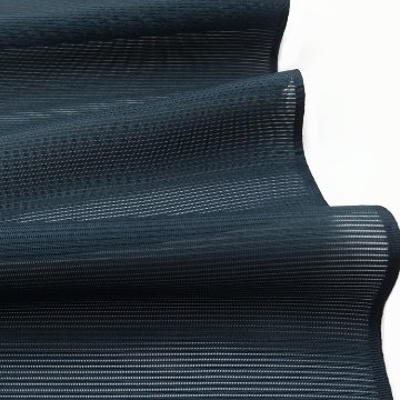 ＜お仕立て代込＞駒絽白着尺（五泉）×千成堂着物店 「三本絽の色無地」 錆鉄御納戸の画像