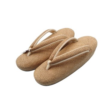 和小物さくら×衿秀 「パナマ草履 真綿入り」 千成堂別注（M・Lサイズ）＜即日発送可＞の画像