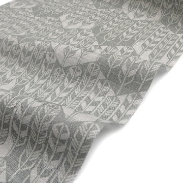 武村小平 「矢羽根」 千成堂別注 型染めの帯揚げ ＜即日発送可＞の画像