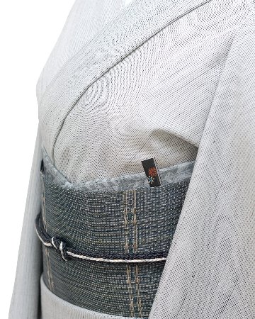 武村小平 「矢羽根」 千成堂別注 型染めの帯揚げ ＜即日発送可＞の画像