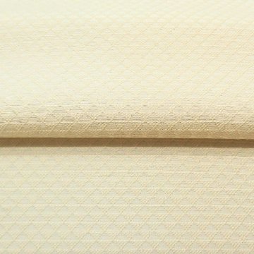 京都丹後の機屋×千成堂着物店 一点もの帯揚げ 「鱗×銀節糸」 灰黄色×銀＜即日発送可＞ の画像